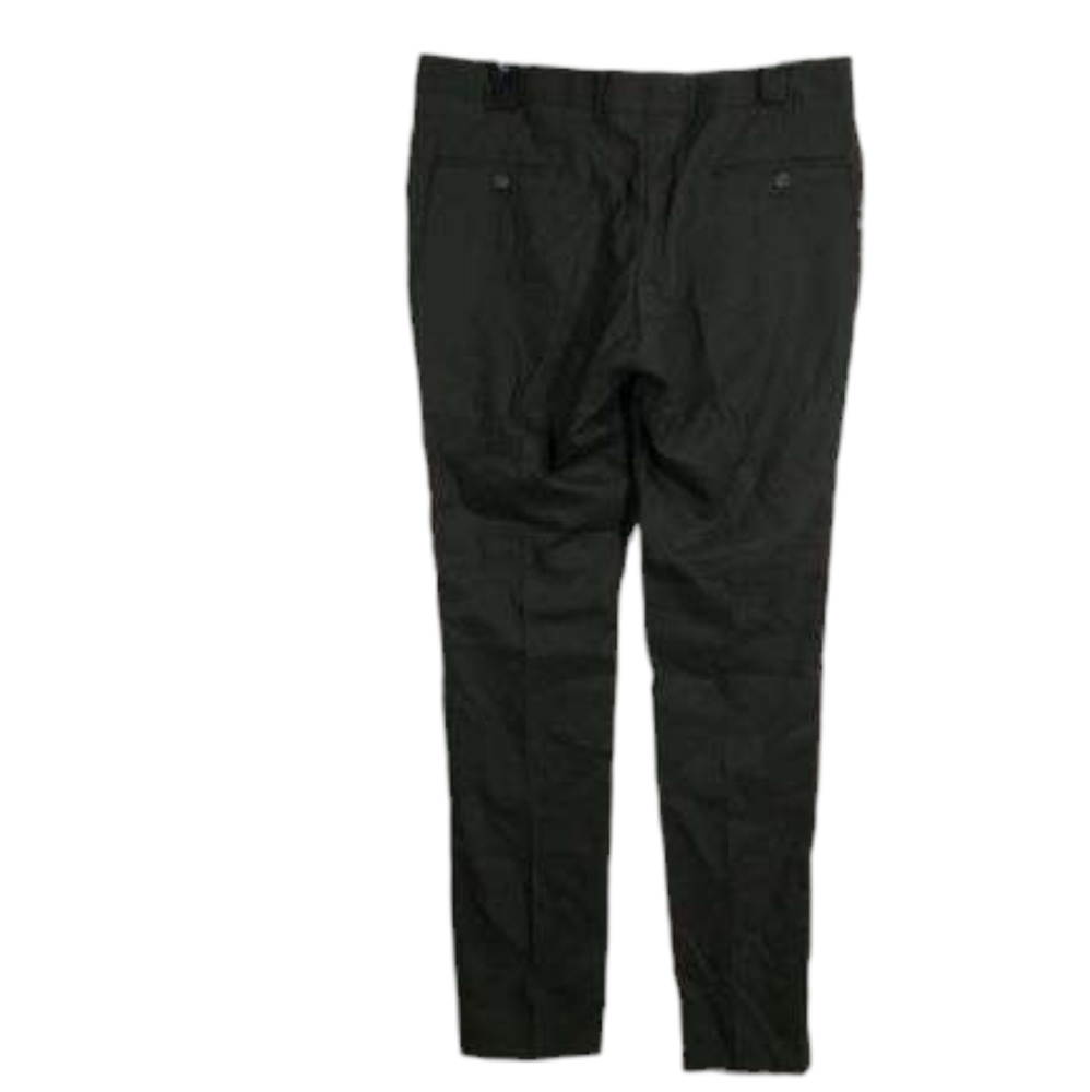 NWT Bolongaro Trevor Skinny Dress Pants Slacks Textured Green sz 36 x 32
